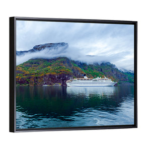 Cruise Liners On Hardanger Fjorden Wall Art