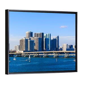 Miami Skyline Wall Art