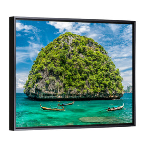 Rocky Island In Thailand Wall Art