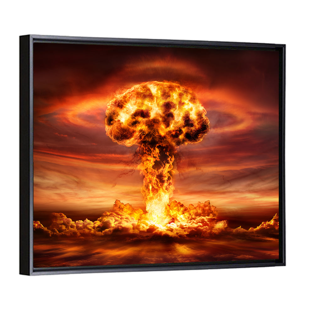 Nuclear Mushroom Cloud Wall Art