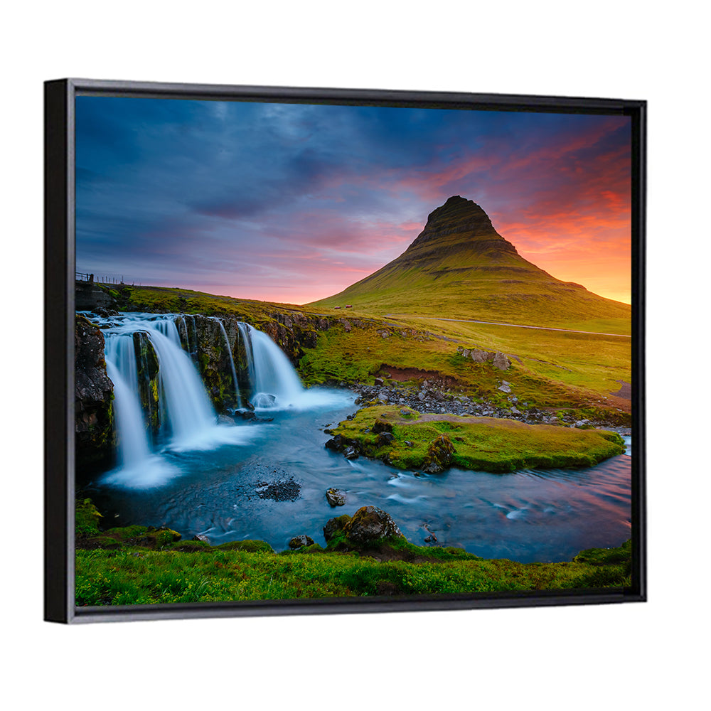 Kirkjufell at Sunset Wall Art