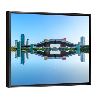Shenzhen Civic Center at Sunrise Wall Art