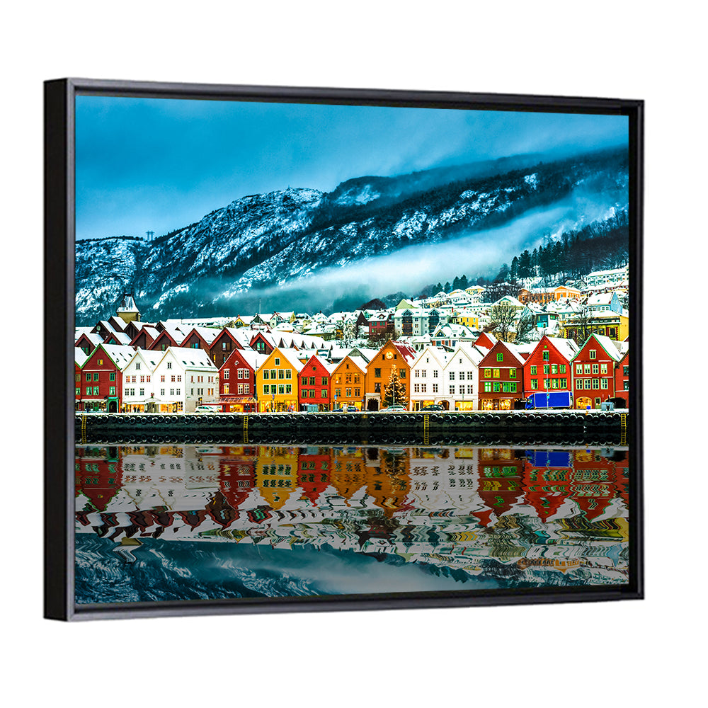 Bryggen Harbor, Bergen Wall Art