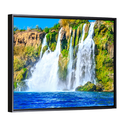 Duden Waterfalls Cliffside, Antalya Wall Art