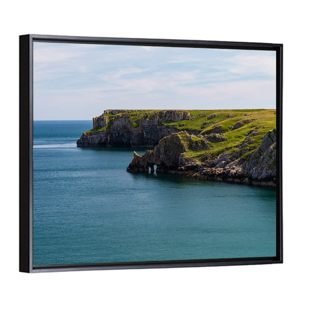 Barafundle Bay Clifftop and Sea Arch Wall Art