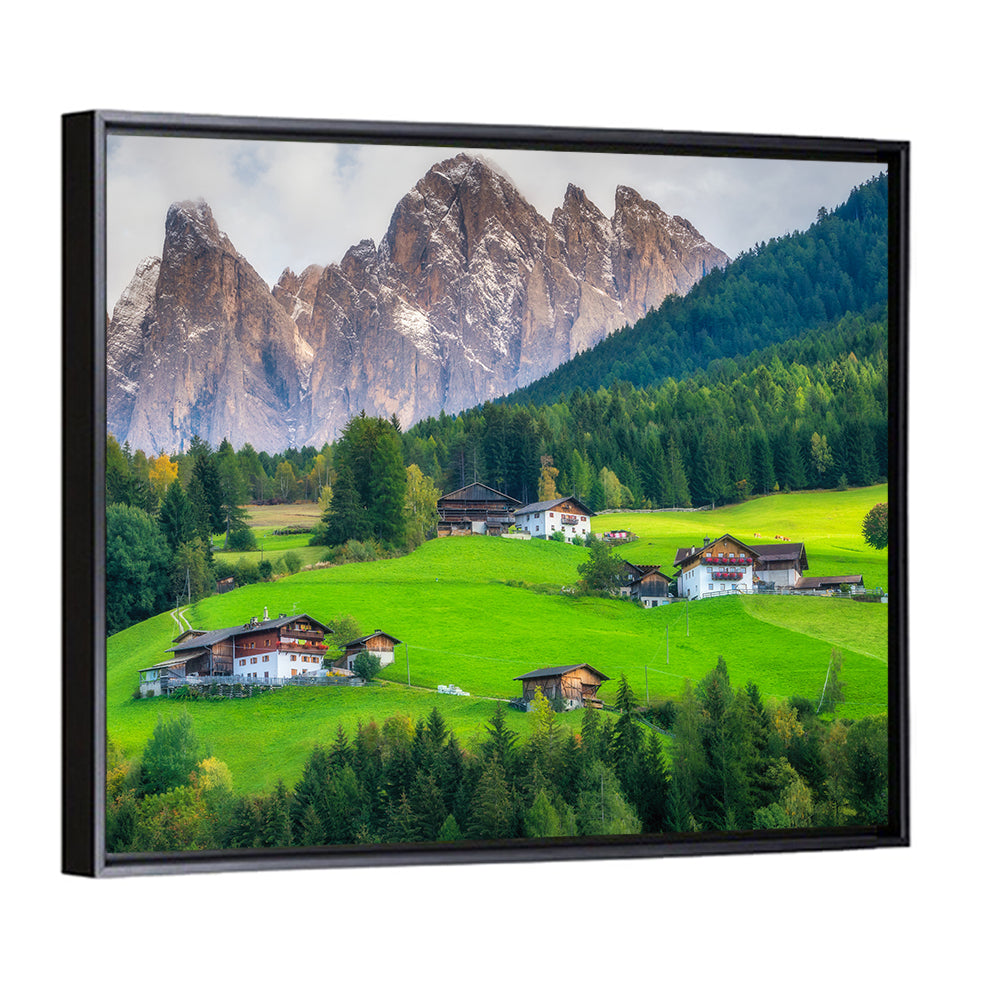 Santa Maddalena Village, Dolomites Wall Art