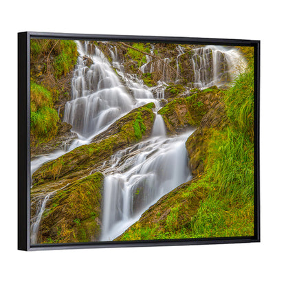Tiered Waterfall in Val D'aosta Wall Art