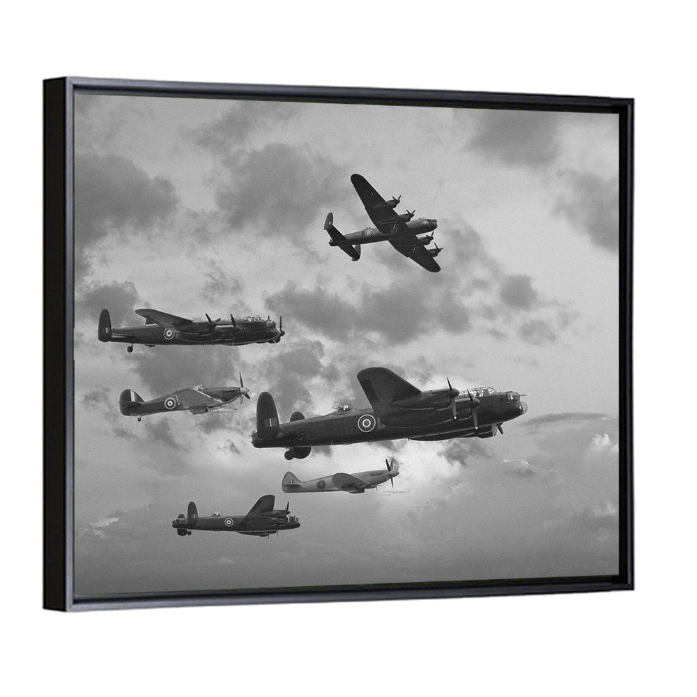 Lancaster Bombers in Formation Wall Art