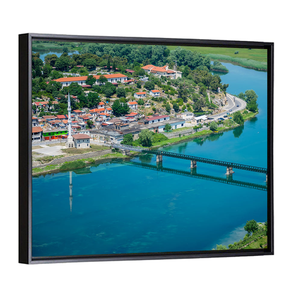 Rozafa Fortress Over Buna River Wall Art