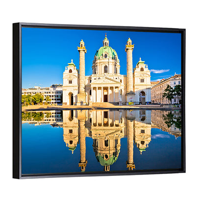 Karlskirche with Reflecting Pool Wall Art