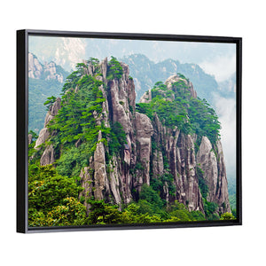 Mountains Huangshan In China Wall Art