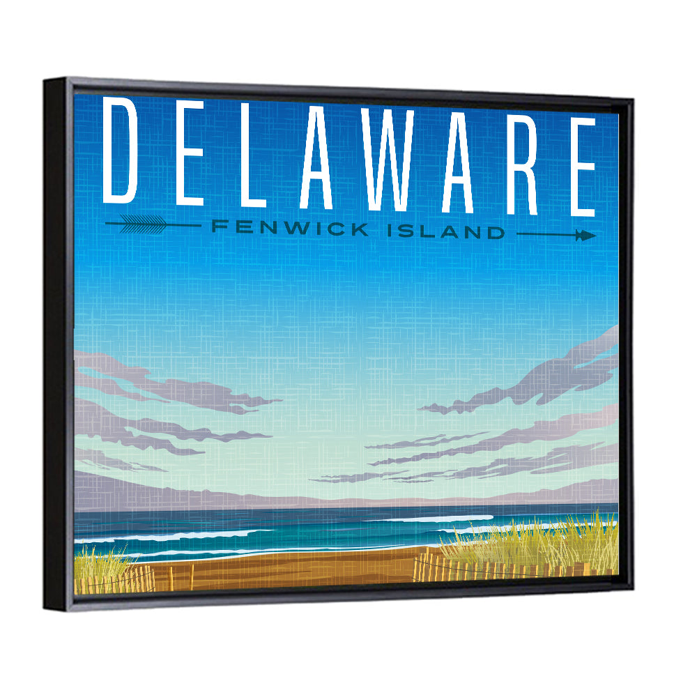 Fenwick Island Beach Scene Wall Art
