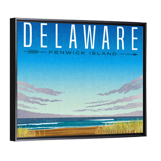 Delaware Travel Poster Wall Art