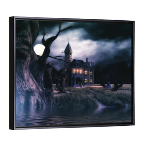 Haunted House Wall Art