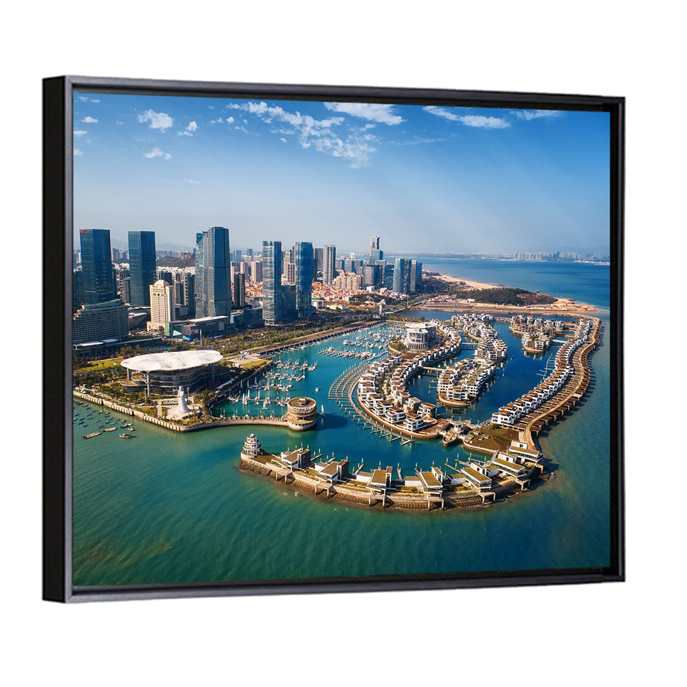 Xiamen Wuyuan Bay Skyline Wall Art