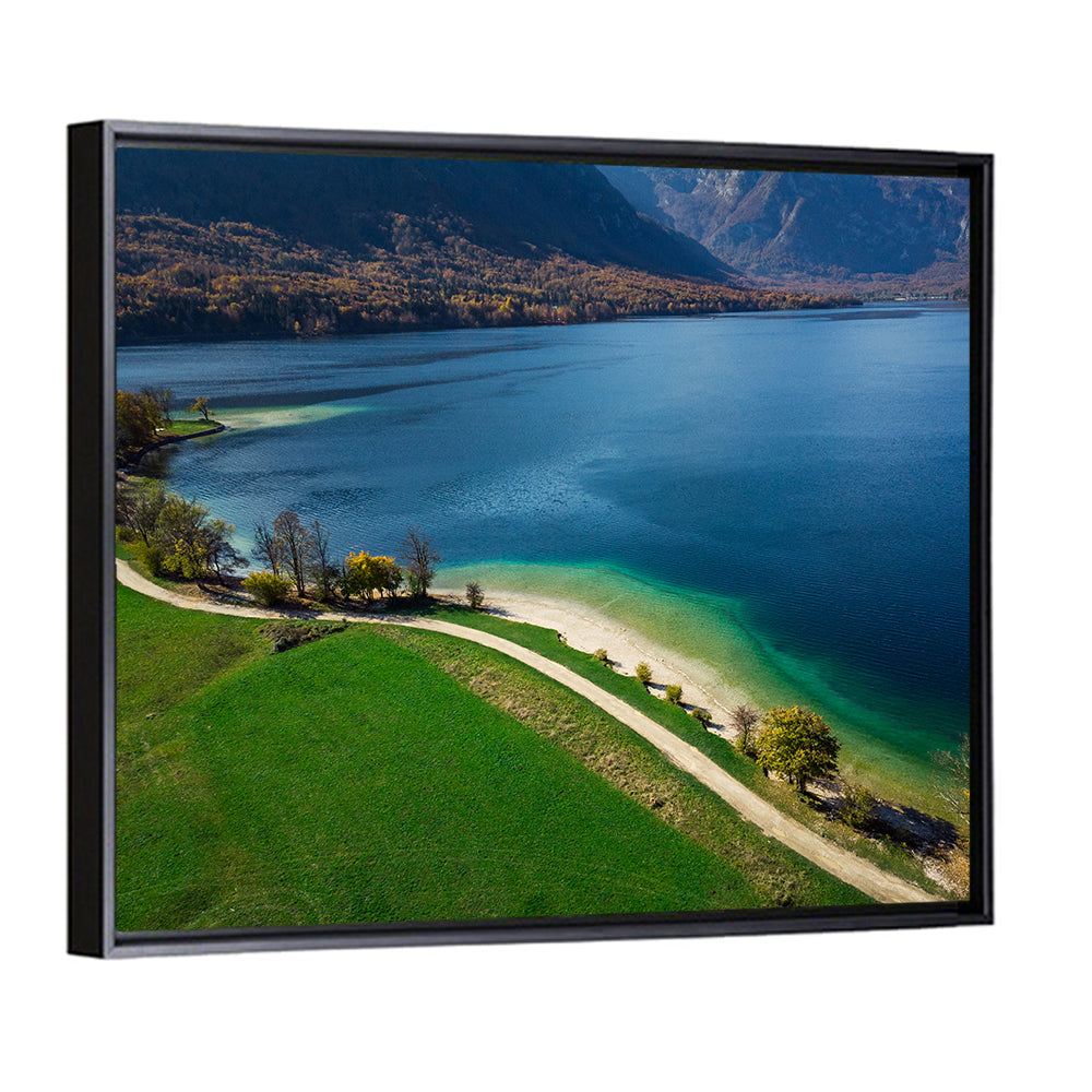 Bohinj Lake Shoreline Wall Art