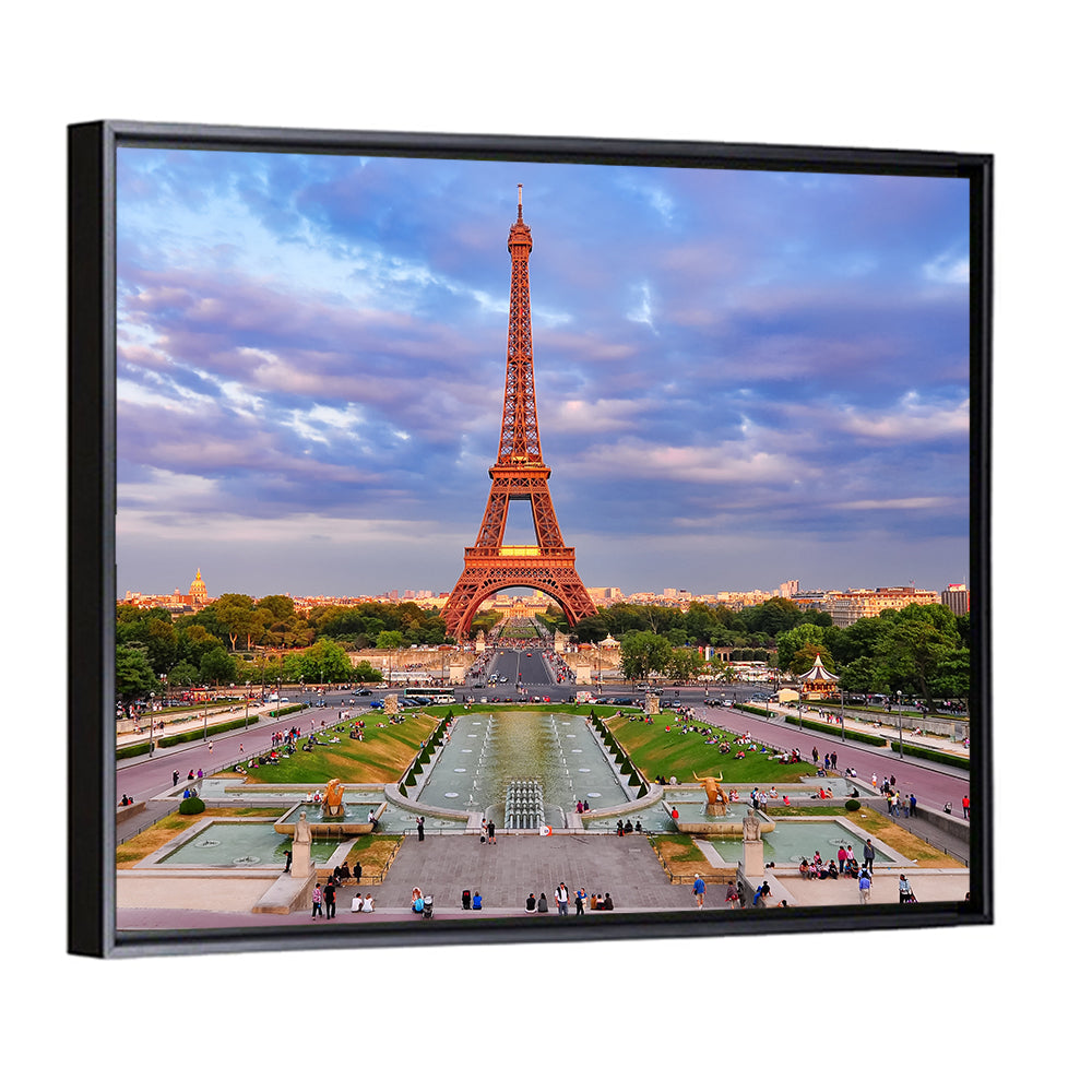 Eiffel Tower at Golden Hour Wall Art