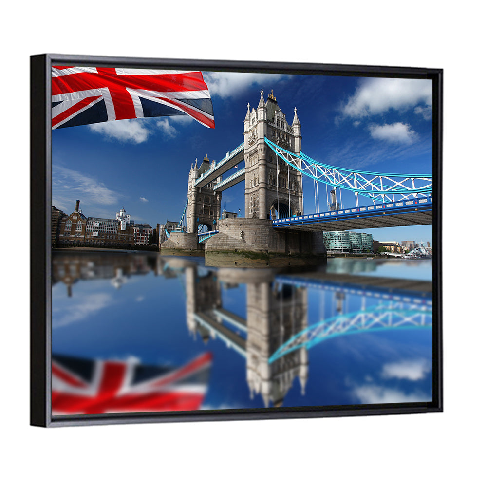 Tower Bridge with Union Jack Wall Art