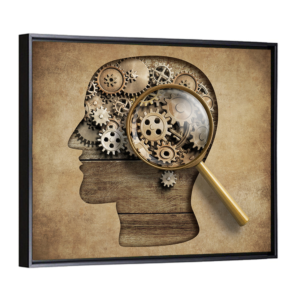 Mechanical Mind Concept Illustration Wall Art