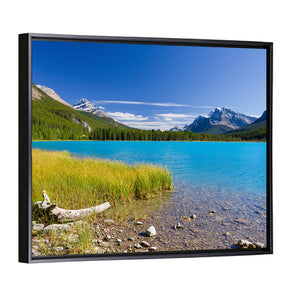 Lake In Jasper National Park Wall Art