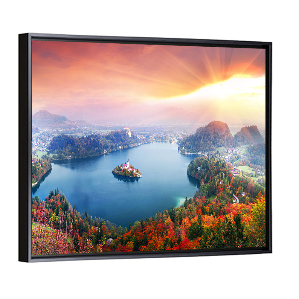Morning on Lake Bled Wall Art