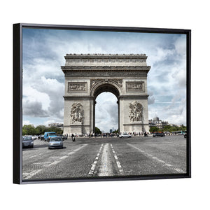 Famous Triumphal Arch Paris Wall Art