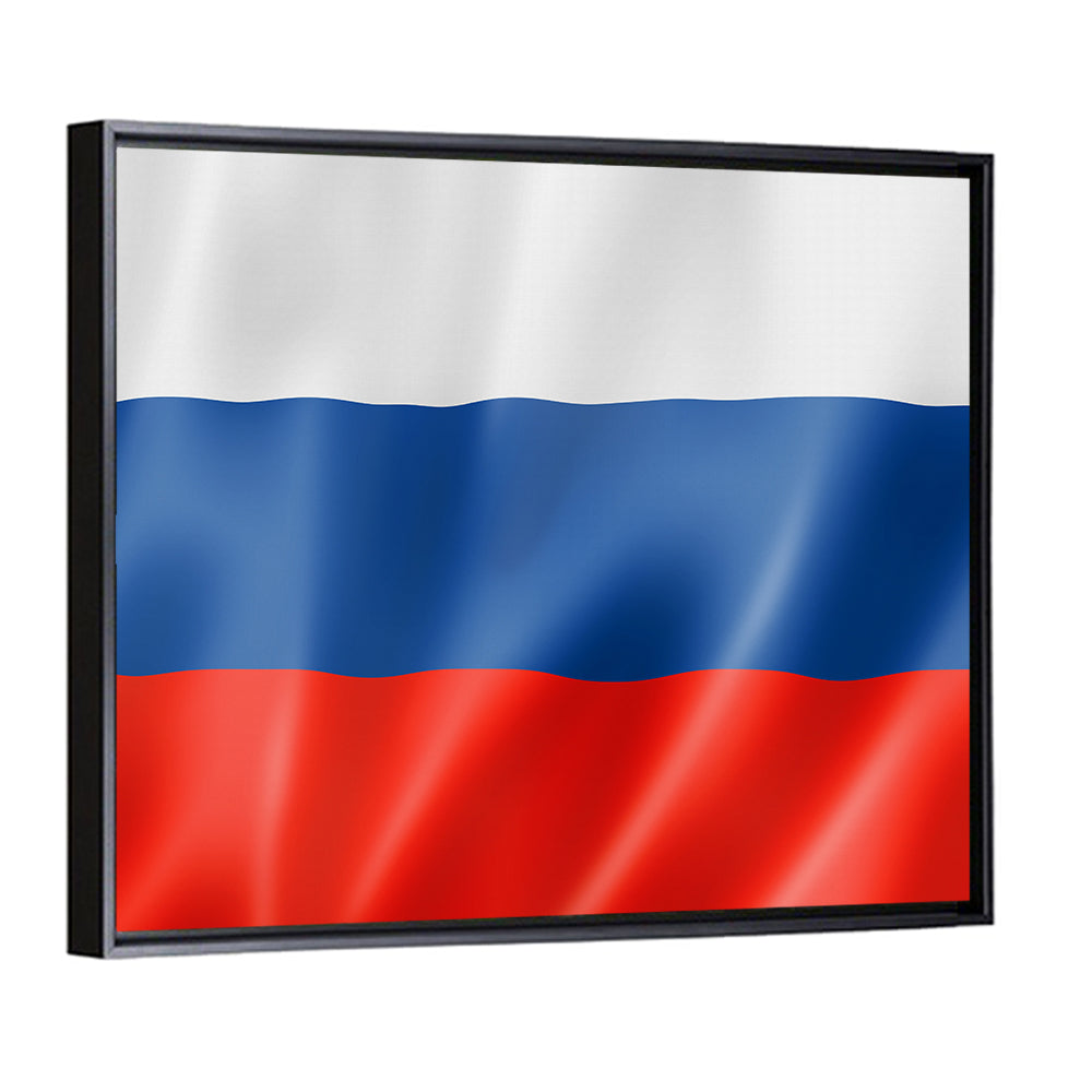 Russian Tricolor Flag Wall Art