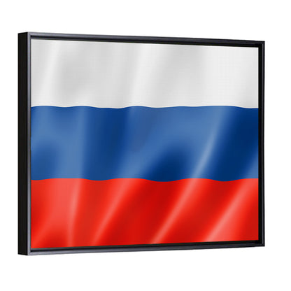Russian Tricolor Flag Wall Art