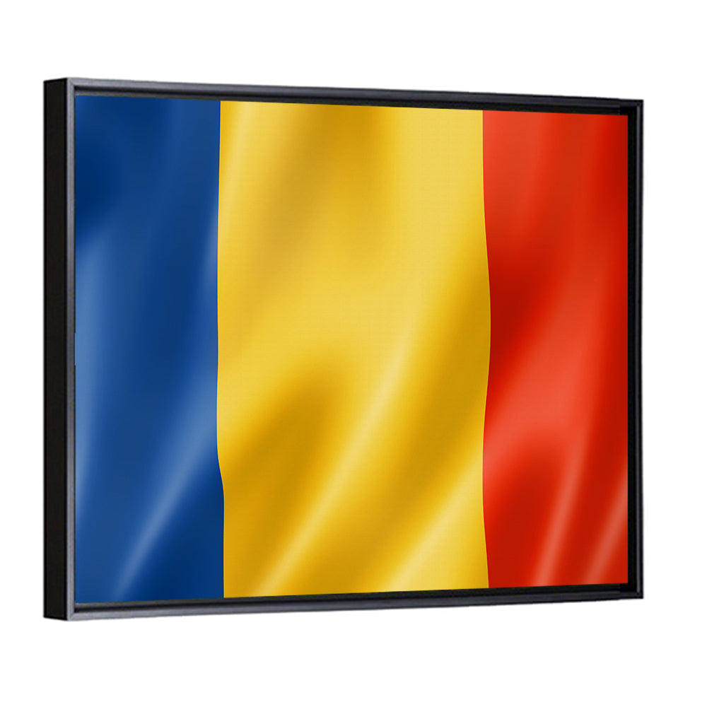 Romanian Tricolor Flag Wall Art