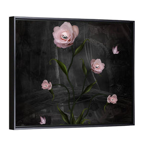 Surreal Pink Roses Wall Art