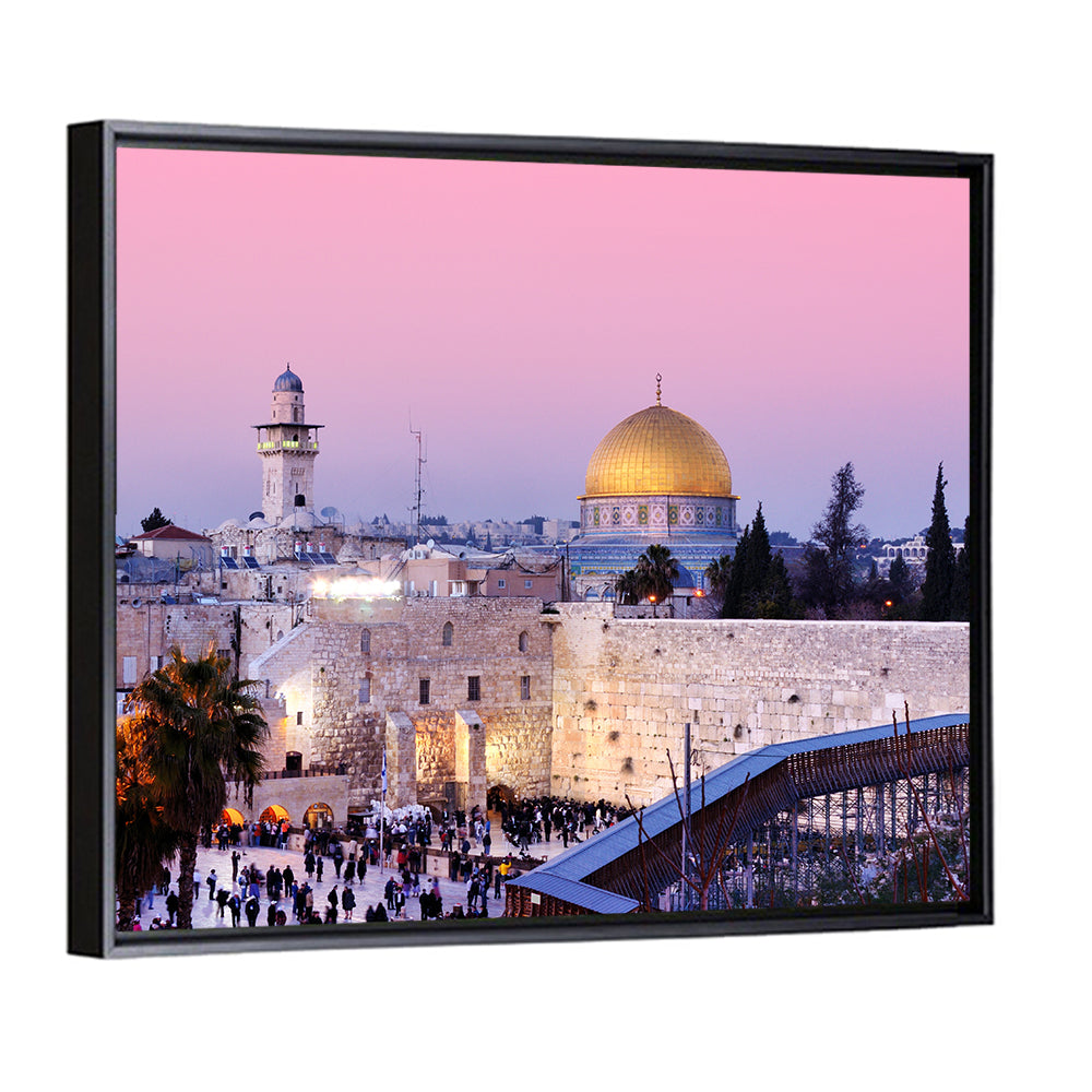 Dome of the Rock and Western , Jerusalem Wall Art
