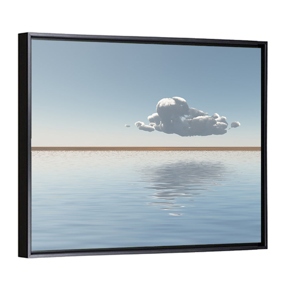 Single Cloud Reflection Wall Art