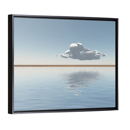 Single Cloud Reflection Wall Art