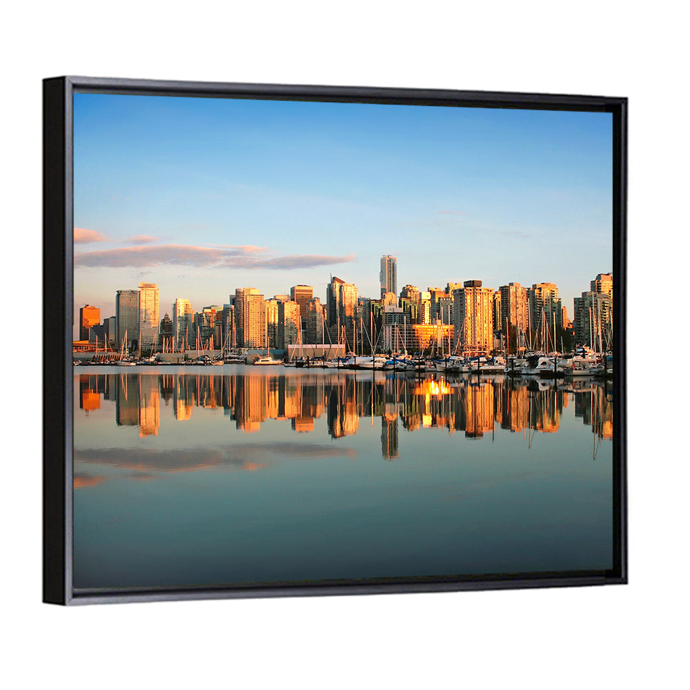 Coal Harbour Vancouver Skyline Wall Art