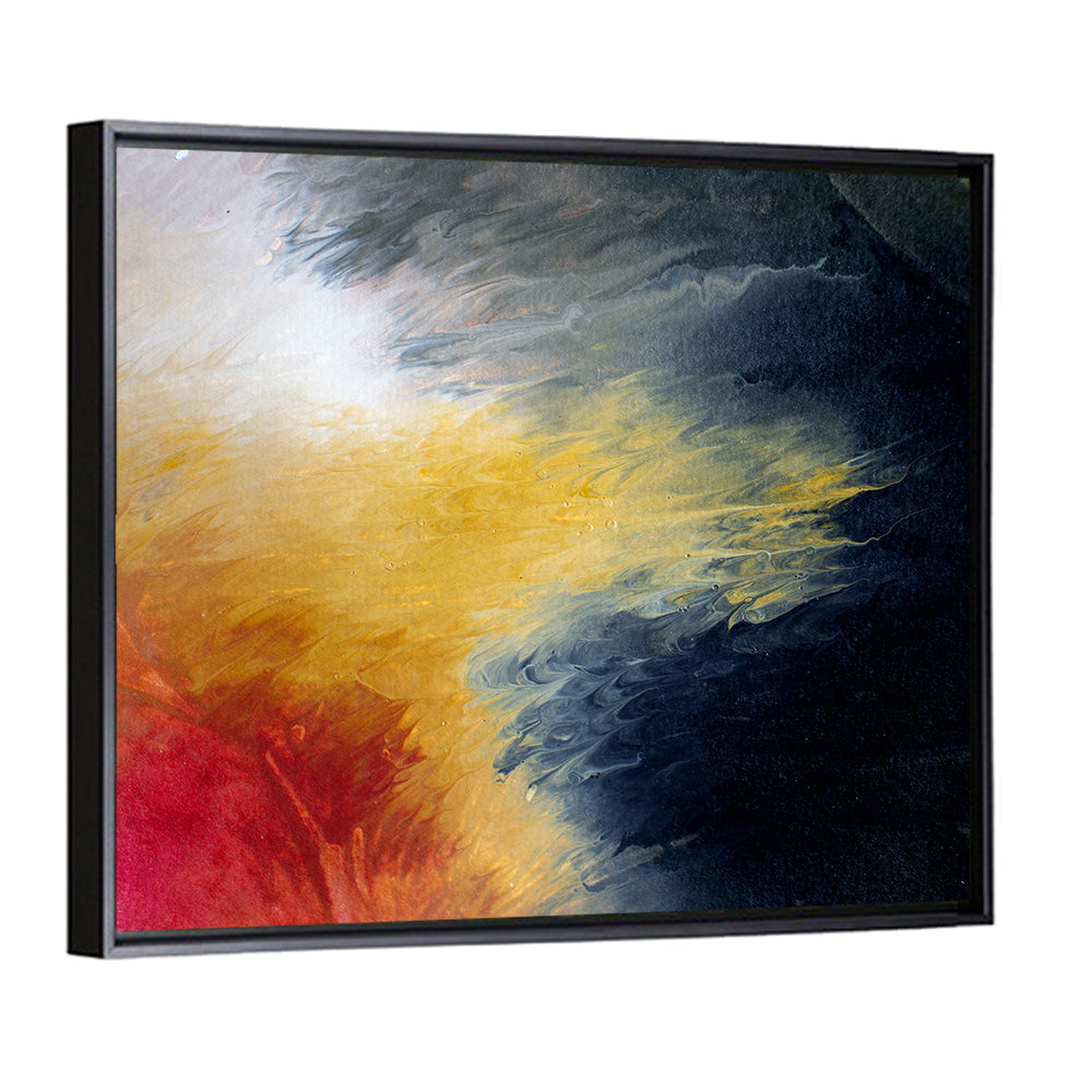 Solar Flare Oil Abstract Wall Art