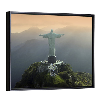 Christ the Redeemer at Golden Hour Wall Art
