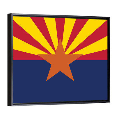 Flag Of Arizona State Wall Art