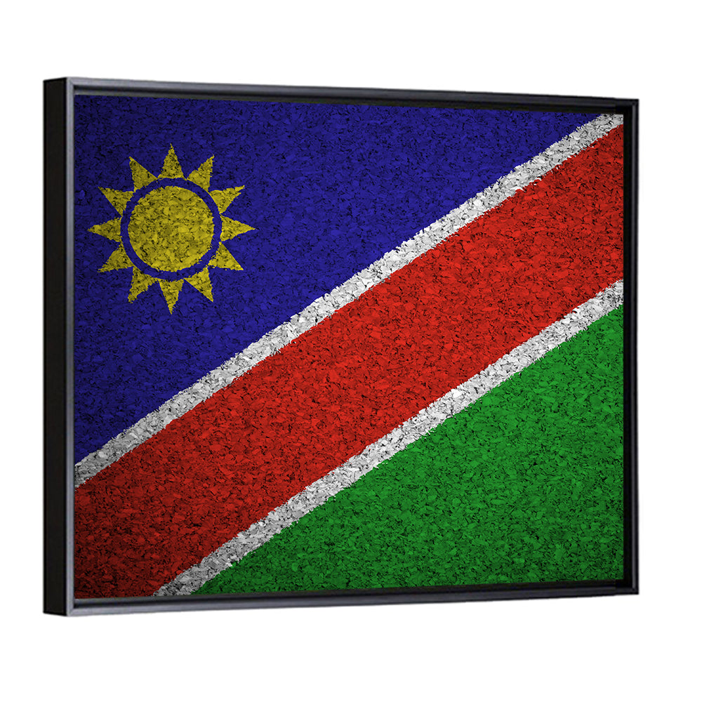 Namibian Flag Graphic Wall Art
