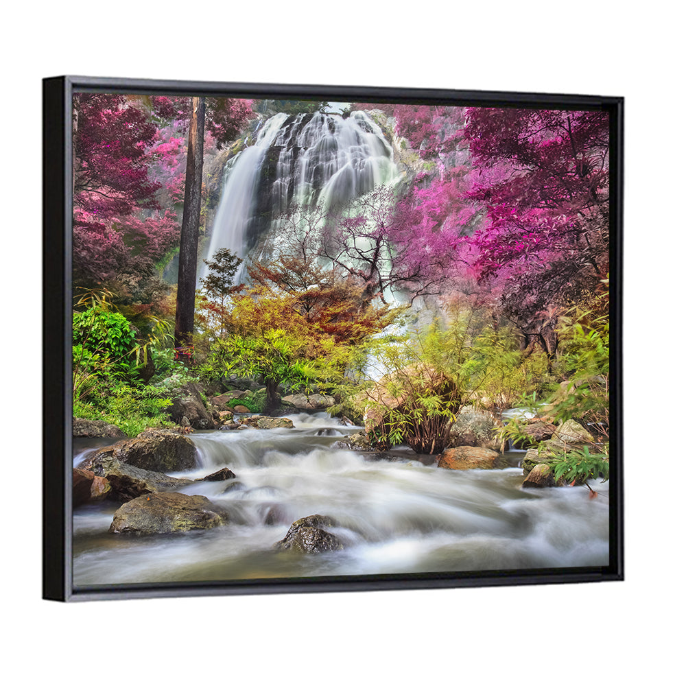 Klonglan Forest Waterfall, Thailand Wall Art