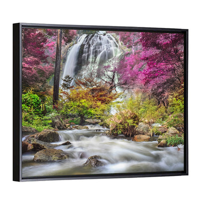 Klonglan Forest Waterfall, Thailand Wall Art