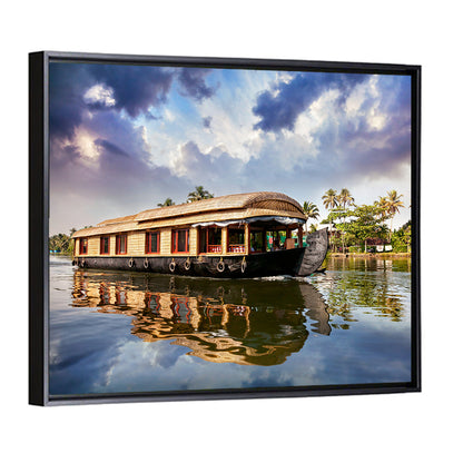 Alleppey Houseboat, Kerala Backwaters Wall Art
