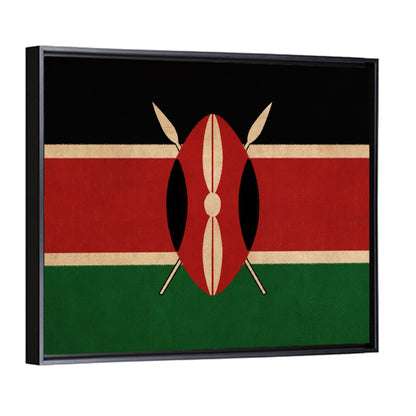 Flag Of Kenya Wall Art