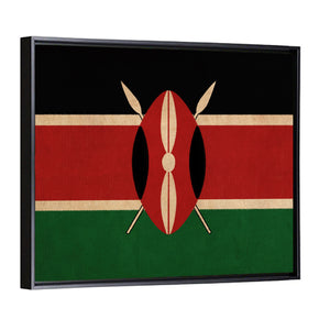 Flag Of Kenya Wall Art