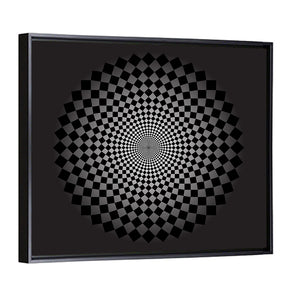 Optical Illusion Illustration Wall Art