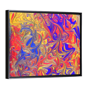 Swirling Contemporary Style Wall Art