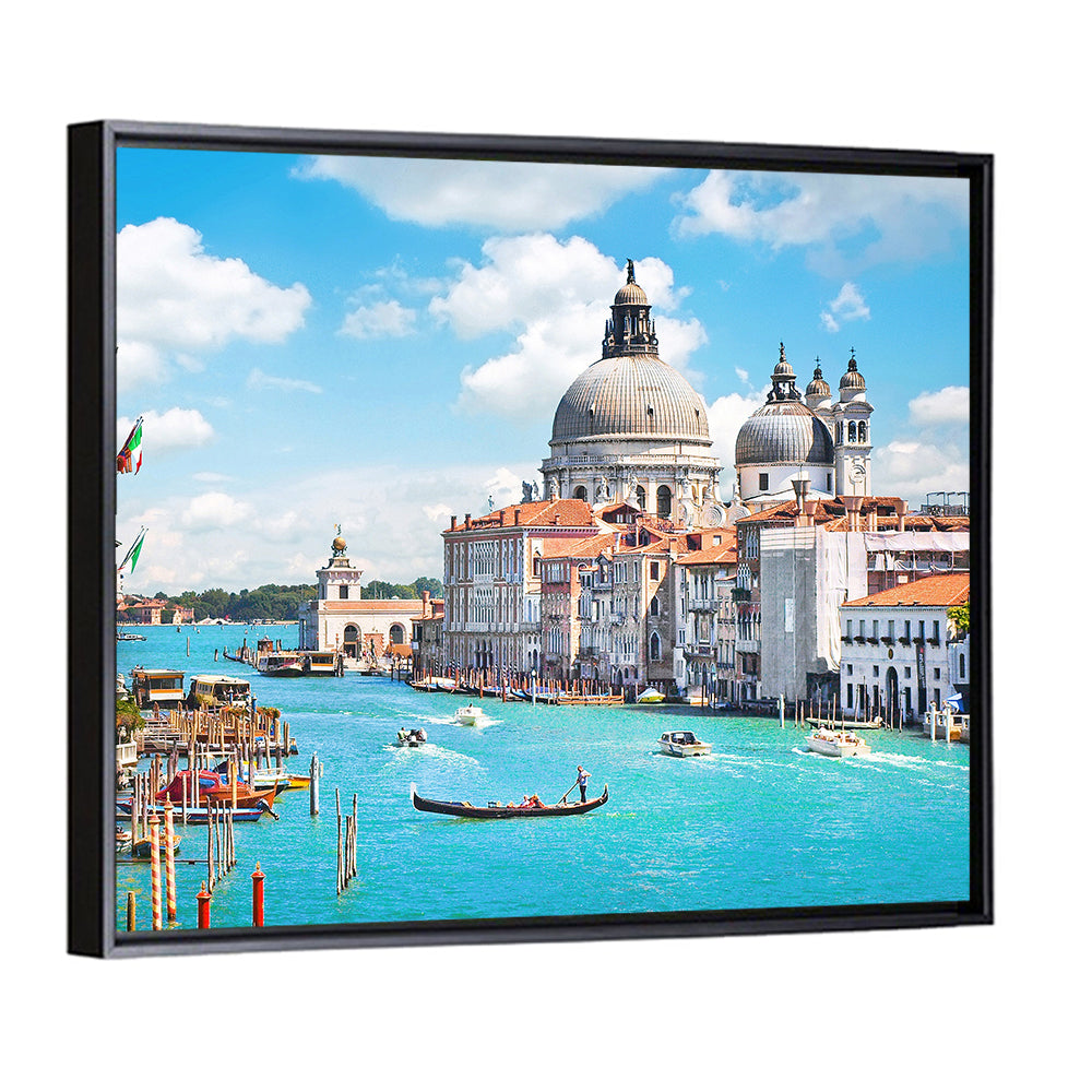 Grand Canal with Santa Maria Della Salute Wall Art