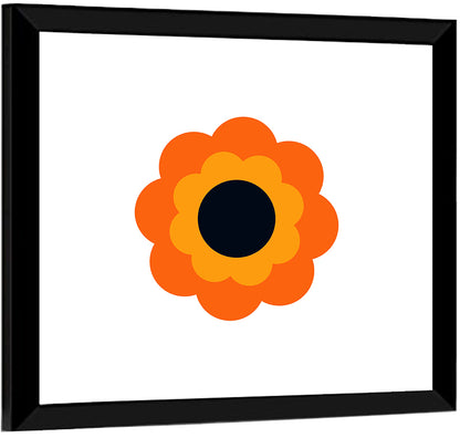 Geometric Sunflower Study Wall Art