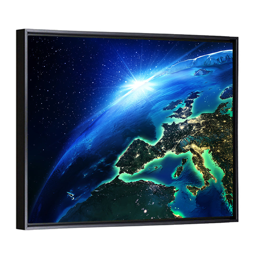 Europe at Night Wall Art