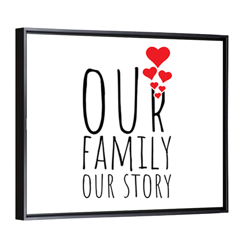 Our Family Our Story Wall Art