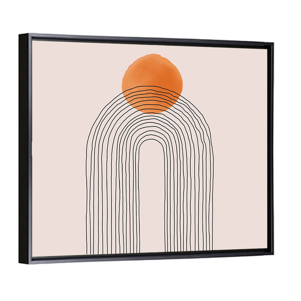 Layered Arch Sun Abstract Wall Art